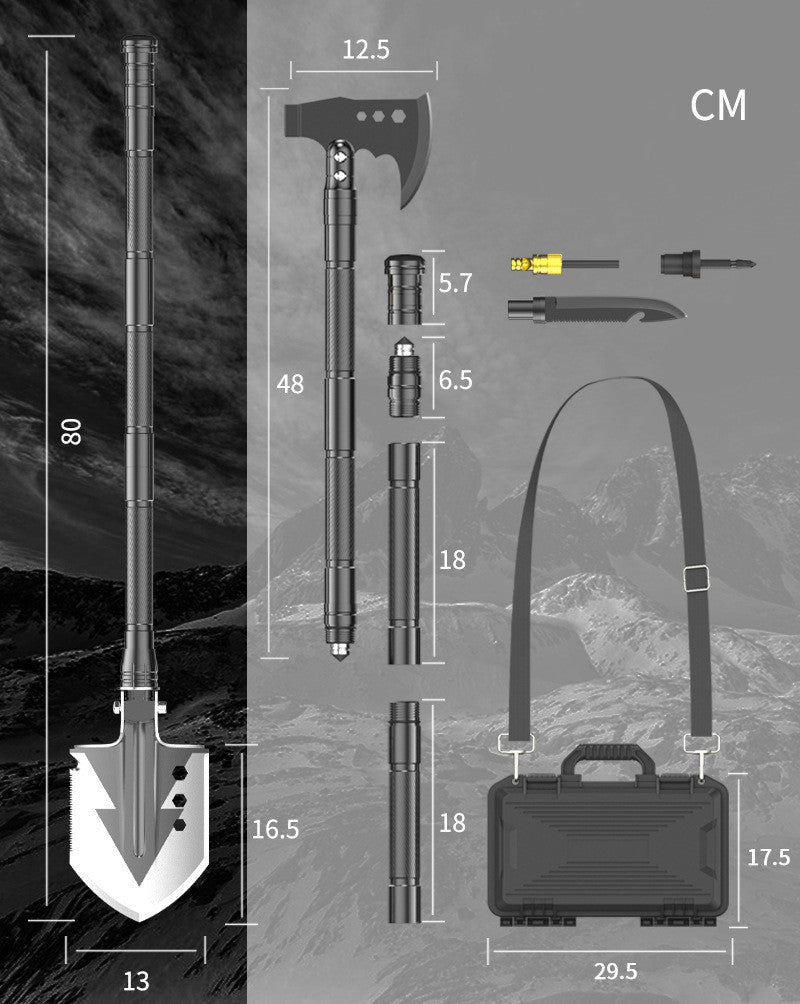 Multi-Function Camping Shovel Set