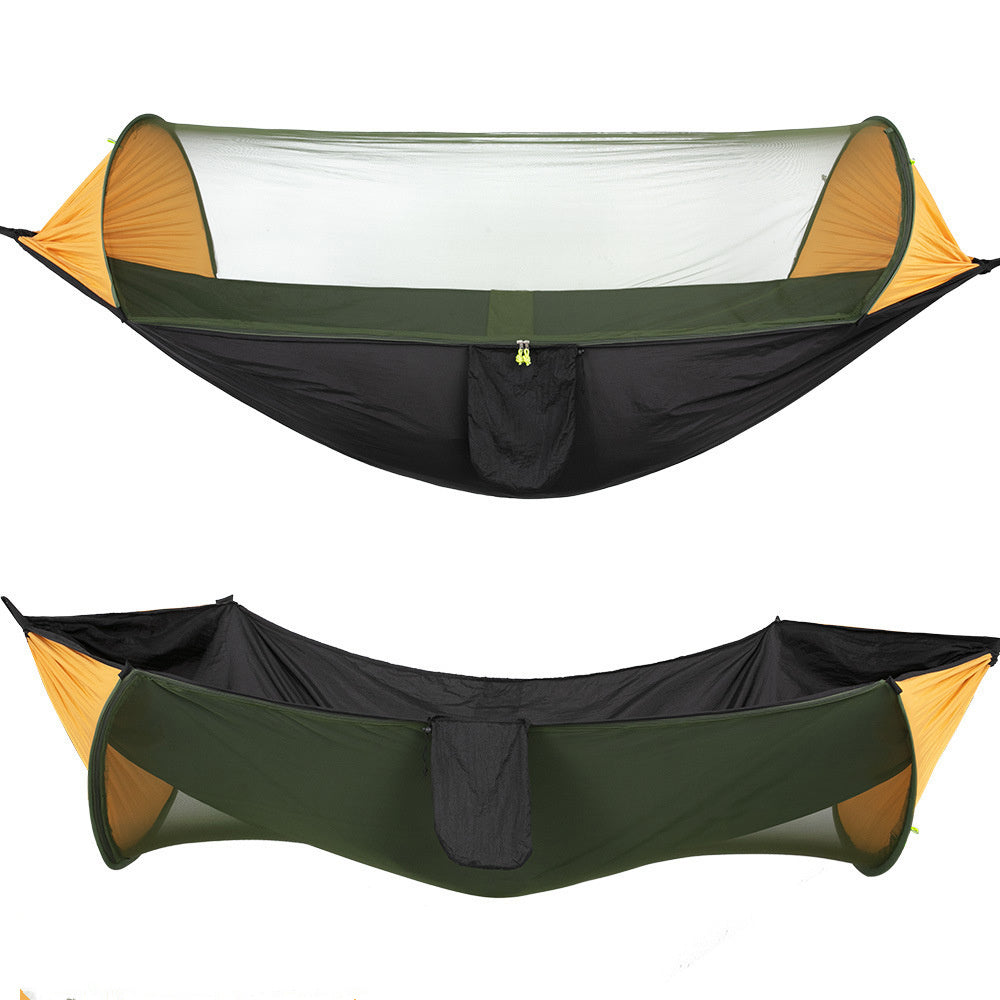 Quick-Open Automatic Hammock with Mosquito Net