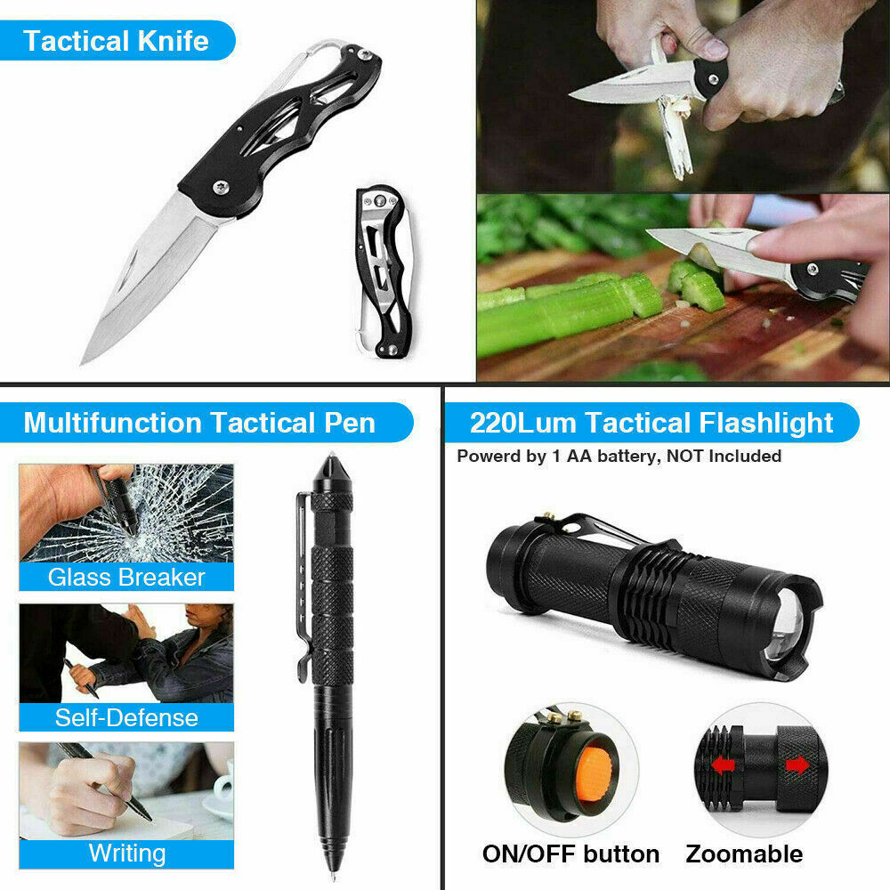 14-in-1 Outdoor Survival Kit