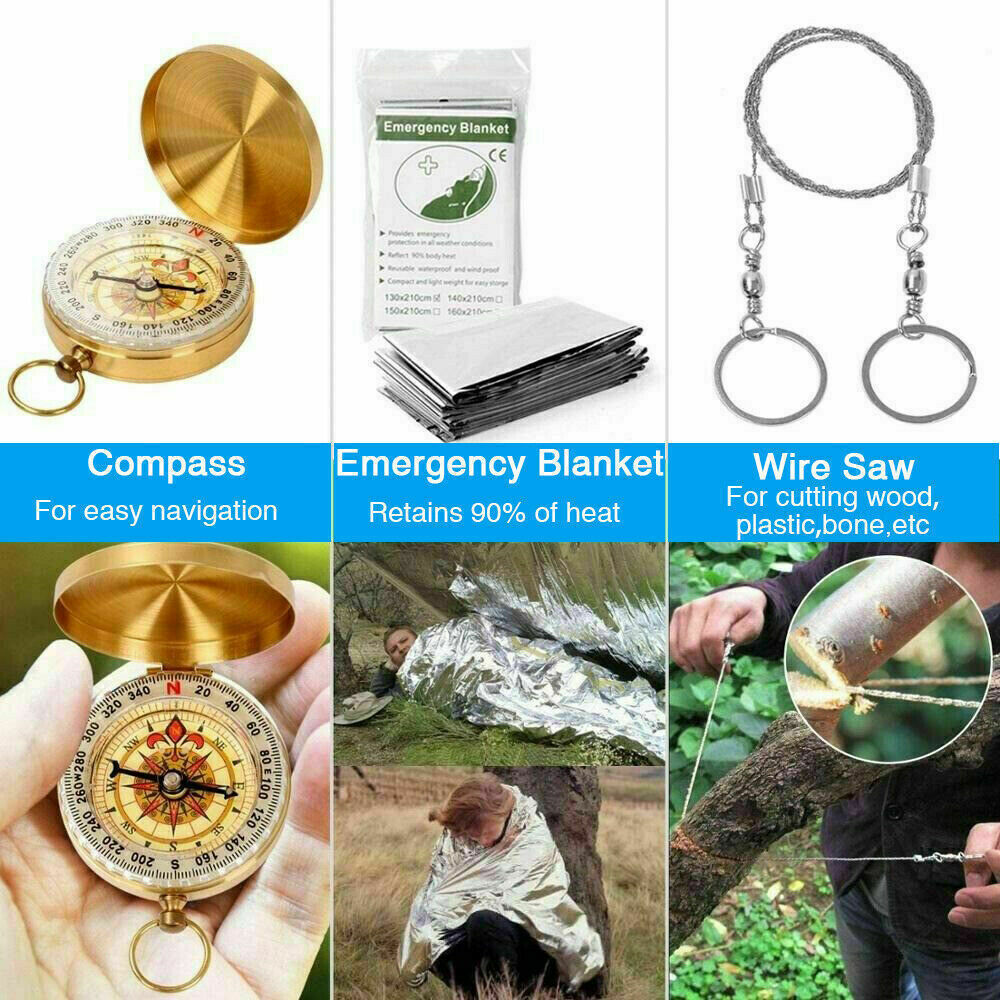 14-in-1 Outdoor Survival Kit