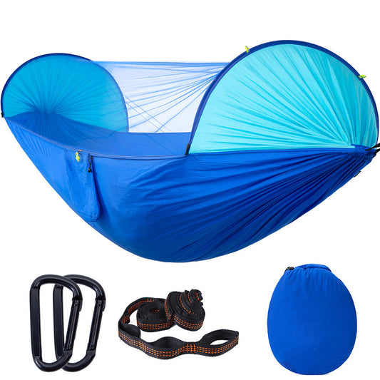 Quick-Open Automatic Hammock with Mosquito Net
